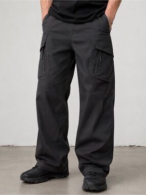 NWT Black Lightweight Tactical Cargo Hiking Pants - Multi-Pocket Utility